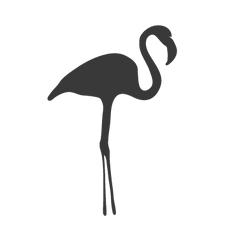 Grey Flamingo